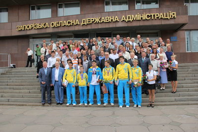 Напередодні Дня фізичної культури та спорту в обласній державній адміністрації яскраве свято