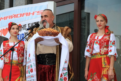 Зустріч з хлібом та сіллю львівської делегації