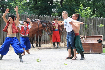о. Хортиця, «Кінний театр», перегляд вистави