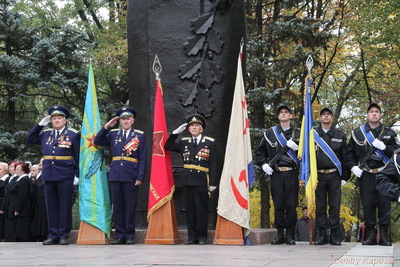 Хвилина мовчання в пам’ять про загиблих під час визволення Запоріжжя від німецько-фашистських загарбників