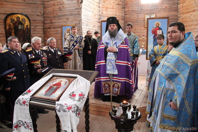 Святковий молебень на честь Покрови Пресвятої Богородиці відслужили в храмі на Хортиці