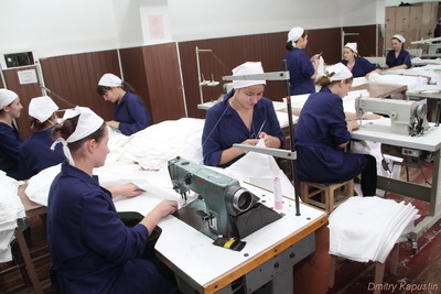 У виробничих майстернях колонії