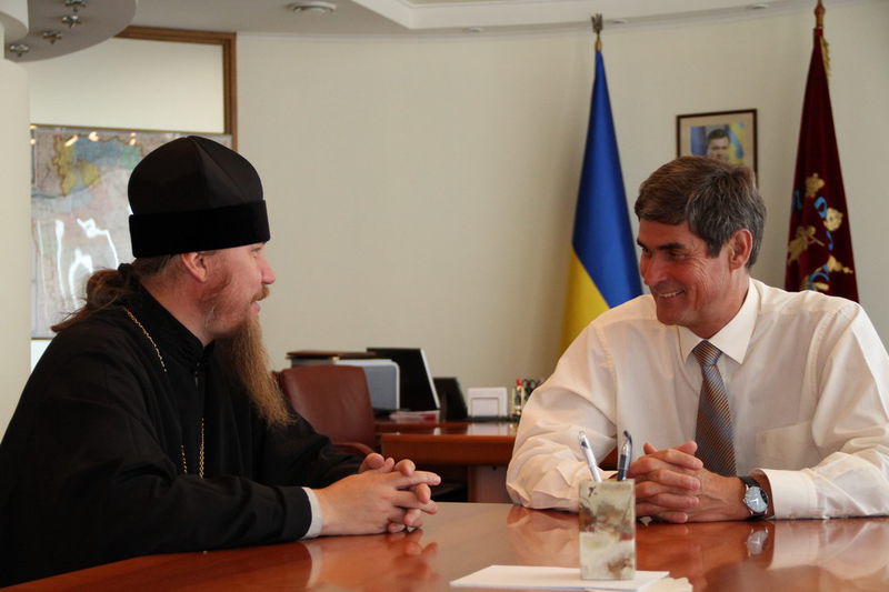 Борис Петров провів зустріч із керівником Бердянської єпархії 