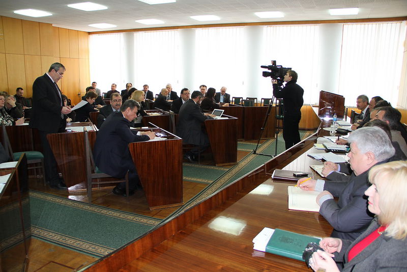Голова обласної державної адміністрації Борис Петров провів щотижневу нараду з начальниками структурних підрозділів.