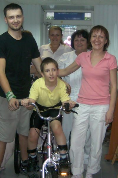Ортопедичний велосипед для маленького Іванка