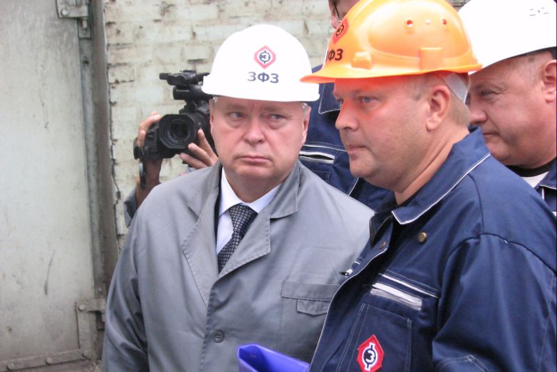 Голова облдержадміністрації Олександр Пеклушенко в робочою поїздкою відвідав «Запорізький завод феросплавів»