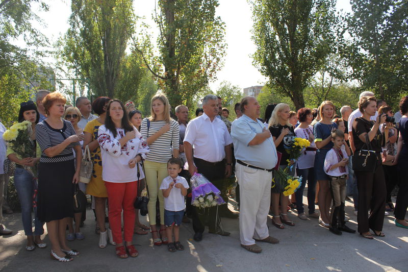 В Енергодарі відкрито перший в області пам’ятник героям АТО