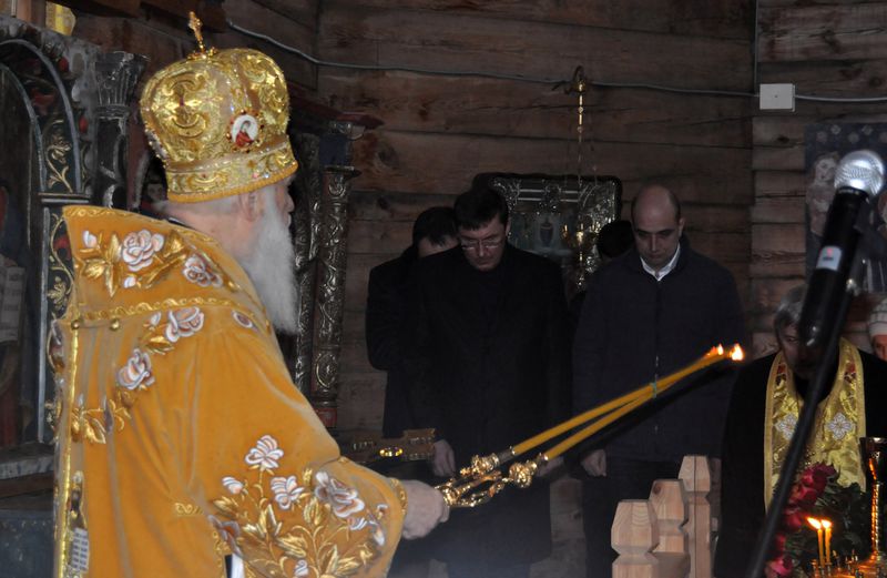 Патріарх Філарет освятив у Запоріжжі старовинний іконостас