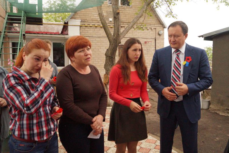 Сім'ї загиблих учасників АТО отримали подарунки від імені Президента України