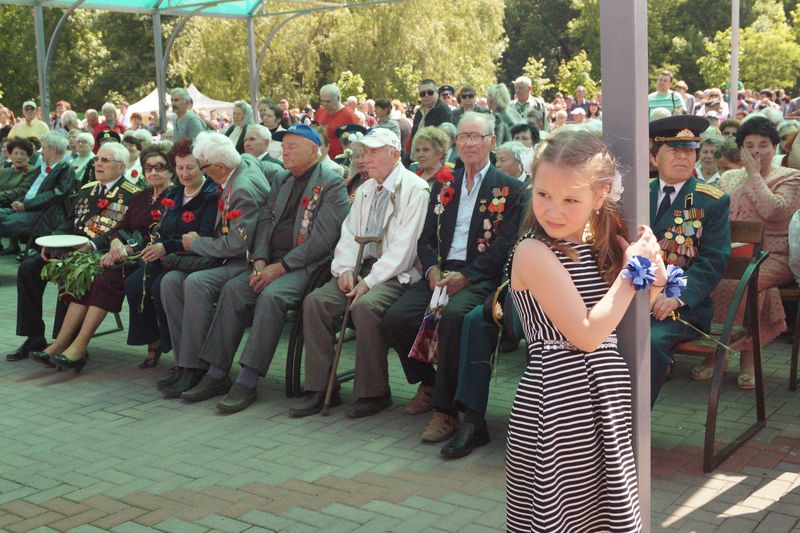 Запорізькі ветерани відзначили свято у парці Перемоги
