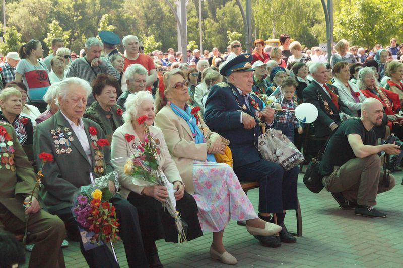 Запорізькі ветерани відзначили свято у парці Перемоги
