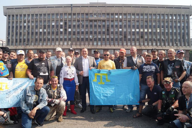 Запоріжжя відвідав мотопробіг «За єдність Української держави»