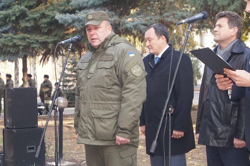 Загиблим військовослужбовцям 9-го полку оперативного призначення Нацгвардії України відкрито пам’ятний знак