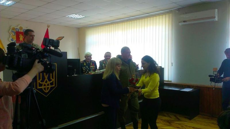 В обласному центрі відбувся урок пам’яті, присвячений 72-й річниці визволення України 