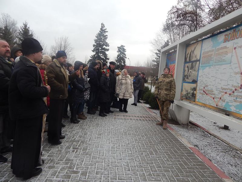 Потяг єднання України «Труханівська Січ»: зупинка в Запоріжжі