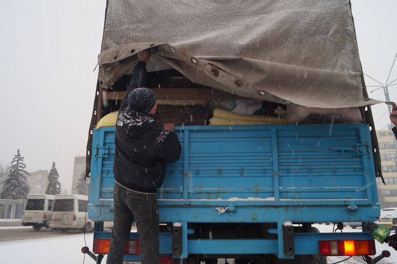 До Авдіївки рушив уже третій гуманітарний вантаж із Запорізької області