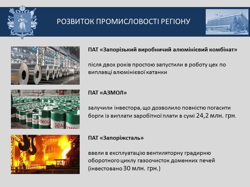 Звіт голови обласної державної адміністрації за 2016 рік - слайд 5
