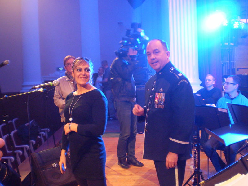 Військові музиканти з Америки виконали в Запоріжжі гімн України