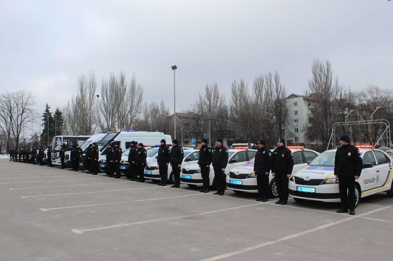 Підрозділи Нацполіції в Запорізькій області отримали нові транспортні засоби