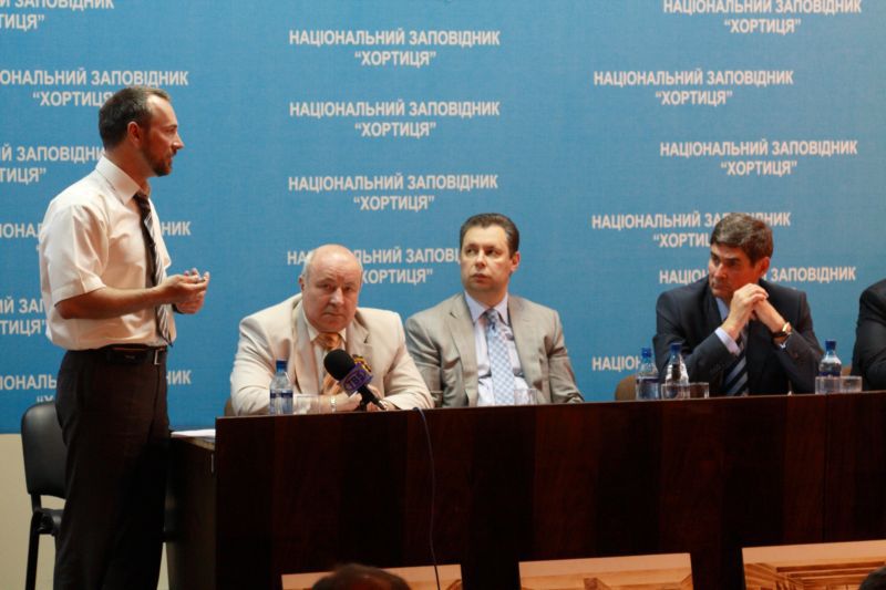 Максим Остапенко поінформував присутніх про перспективи розвитку заповідника