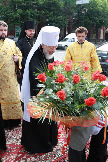 Зустріч високого гостя - Предстоятеля Української православної Церкви Блаженнійшого Володимира