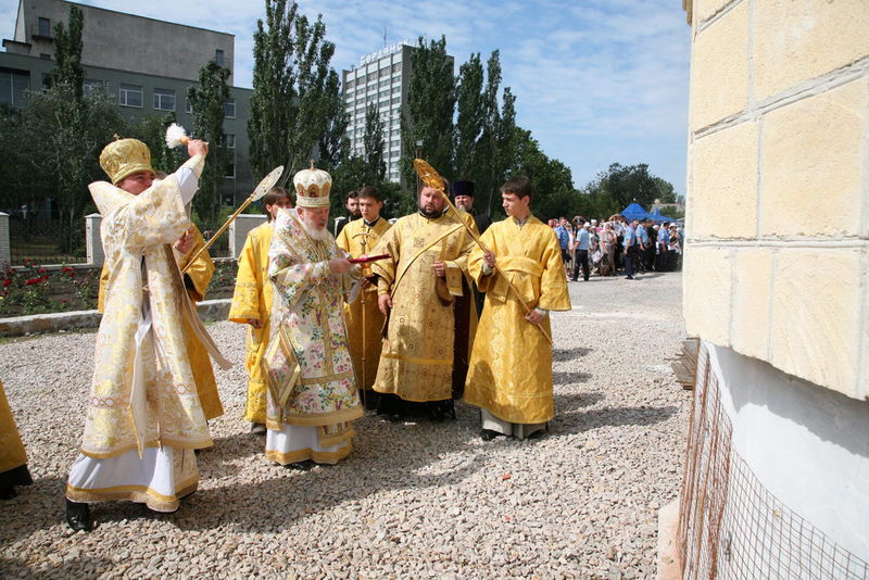 Церемонія освячення храму Святої Трійці