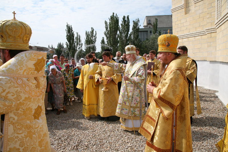 Церемонія освячення храму Святої Трійці