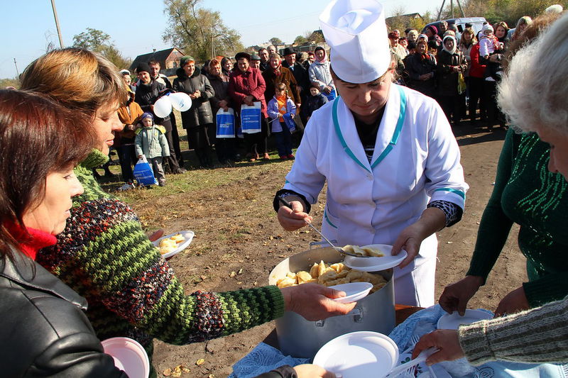 Вареники для учасників свята