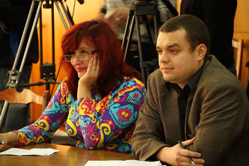 Журналісти під час брифінгу