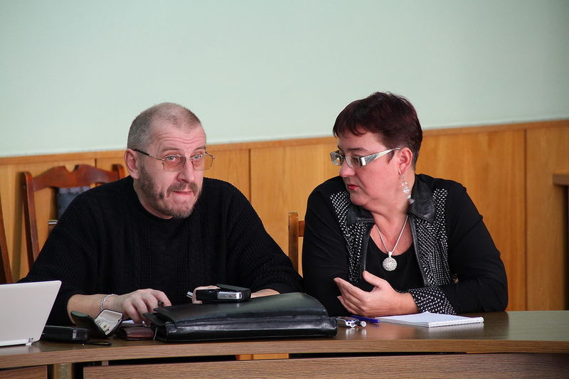 Журналісти під час брифінгу
