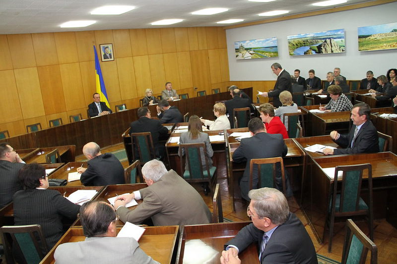 Доповідає начальник ГУ МНС України в Запорізькій області Олексій Лепський