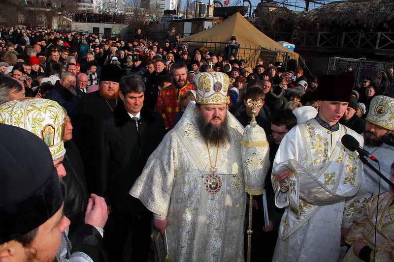 Водохреща на Дніпрі