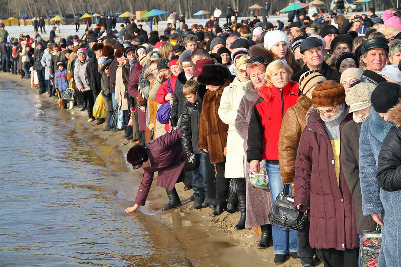 Водохреща на Дніпрі