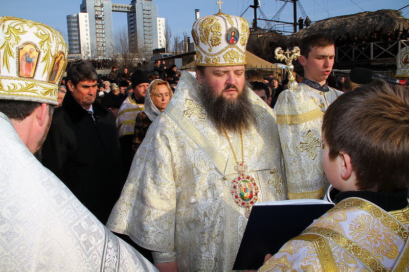 Водохреща на Дніпрі