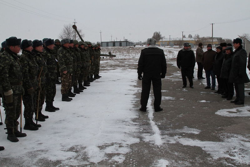 На початку показових зборів