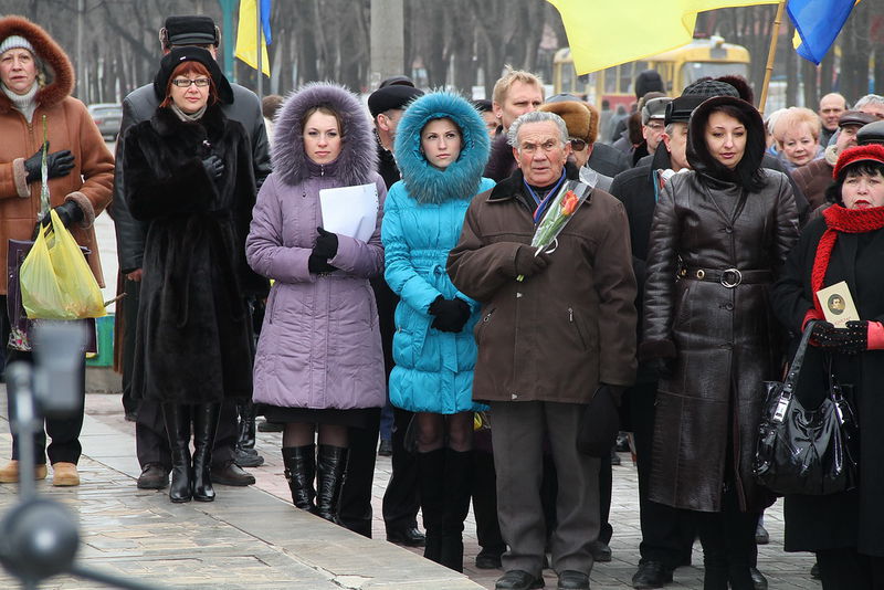 Урочистий мітинг на честь 197 річниці від дня народження Т.Г. Шевченка