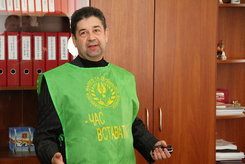 Ігор Запрудський, голова незалежної Луганської профспілки «Підприємці Луганщини»