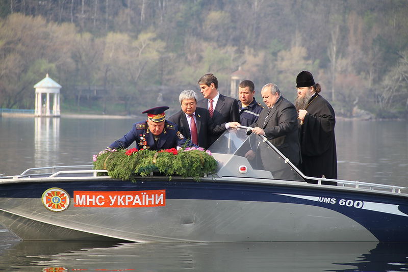 Пам’ятну церемонію провели на Дніпрі 