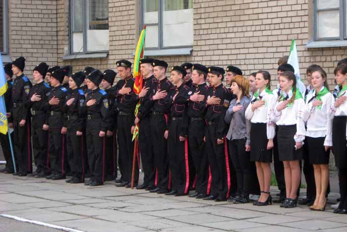 Перед початком обласного етапу Всеукраїнської дитячо-юнацької військово-спортивної патріотичної гри Українського козацтва «Сокіл»