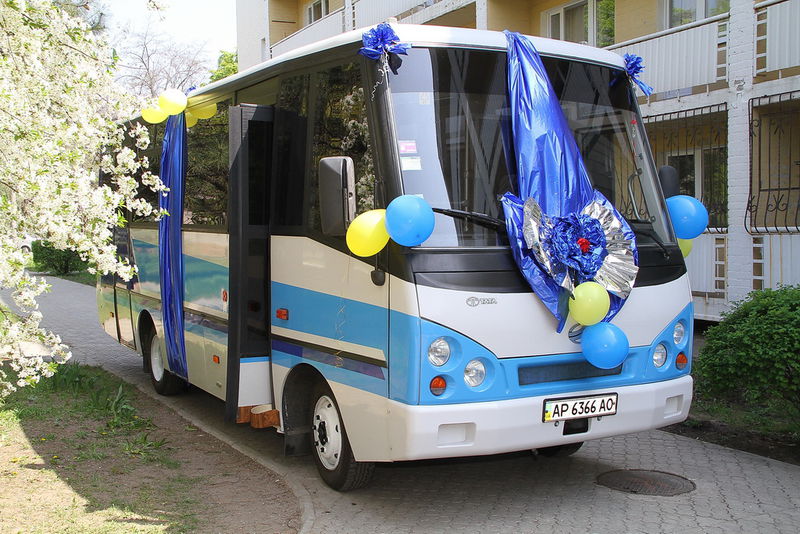 Автобус для пацієнтів обласного госпіталю ветеранів ВОВ
