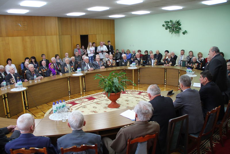 Під час зустрічі із ветеранами