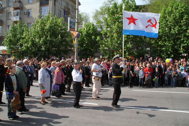 Під час мітингу на честь 66 річниці перемоги у Великій Вітчизняній війні