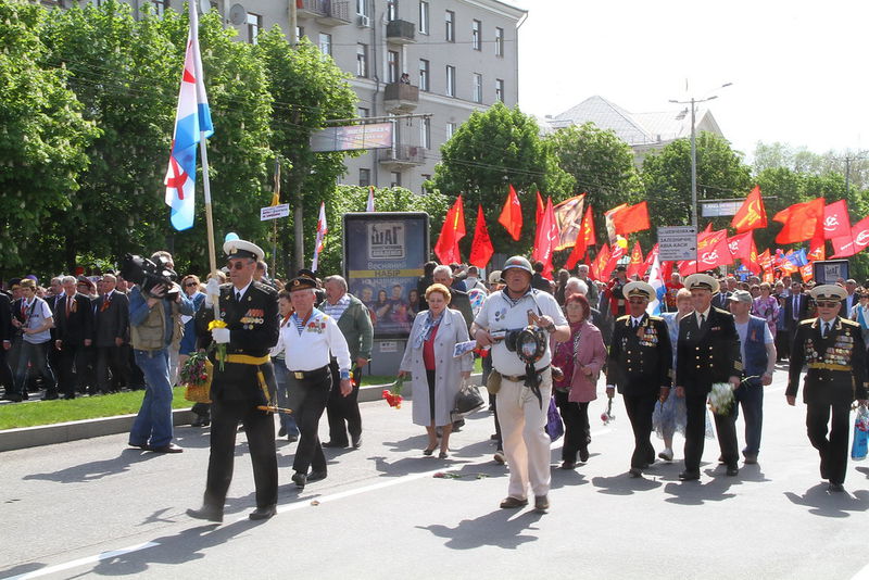 Під час мітингу на честь 66 річниці перемоги у Великій Вітчизняній війні