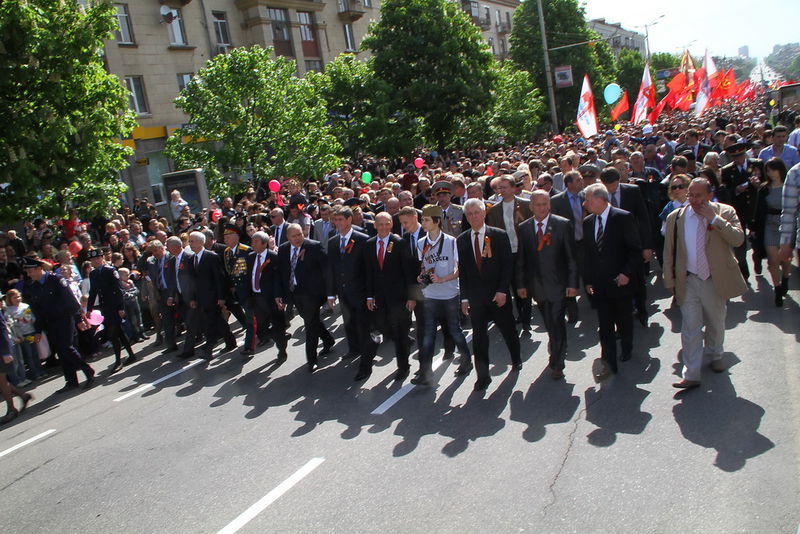 Під час мітингу на честь 66 річниці перемоги у Великій Вітчизняній війні