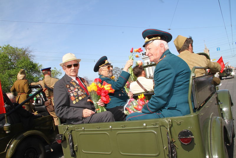 Під час мітингу на честь 66 річниці перемоги у Великій Вітчизняній війні