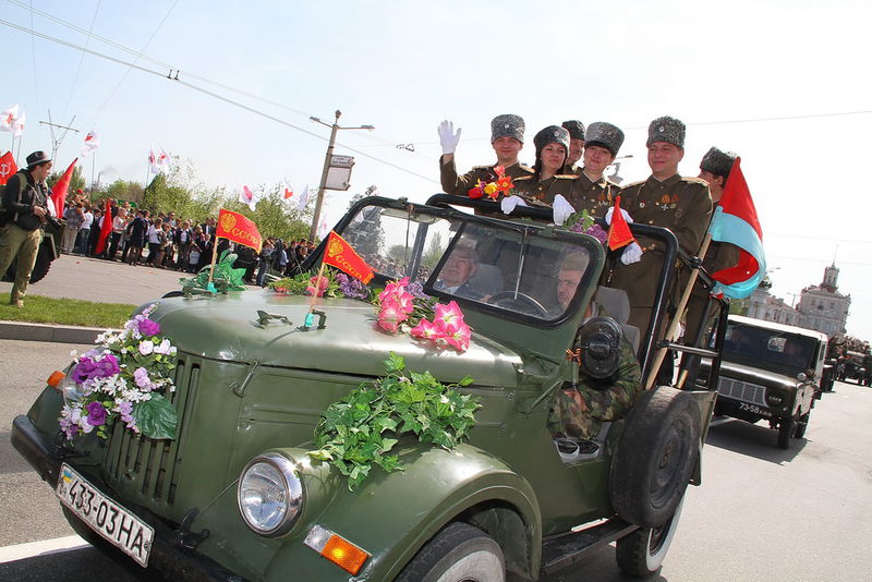 Під час мітингу на честь 66 річниці перемоги у Великій Вітчизняній війні