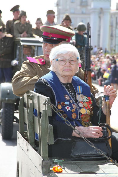 Під час мітингу на честь 66 річниці перемоги у Великій Вітчизняній війні