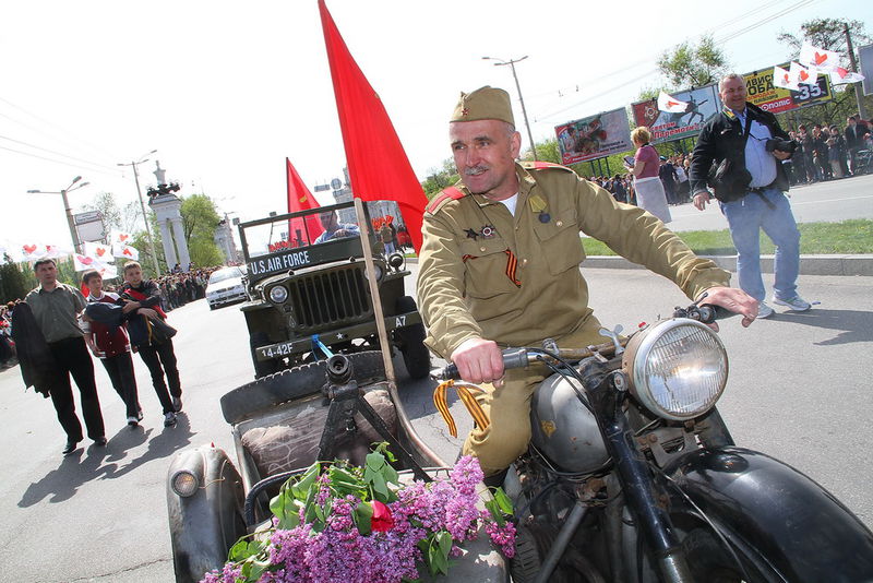 Під час мітингу на честь 66 річниці перемоги у Великій Вітчизняній війні