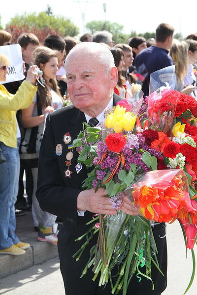 Під час мітингу на честь 66 річниці перемоги у Великій Вітчизняній війні