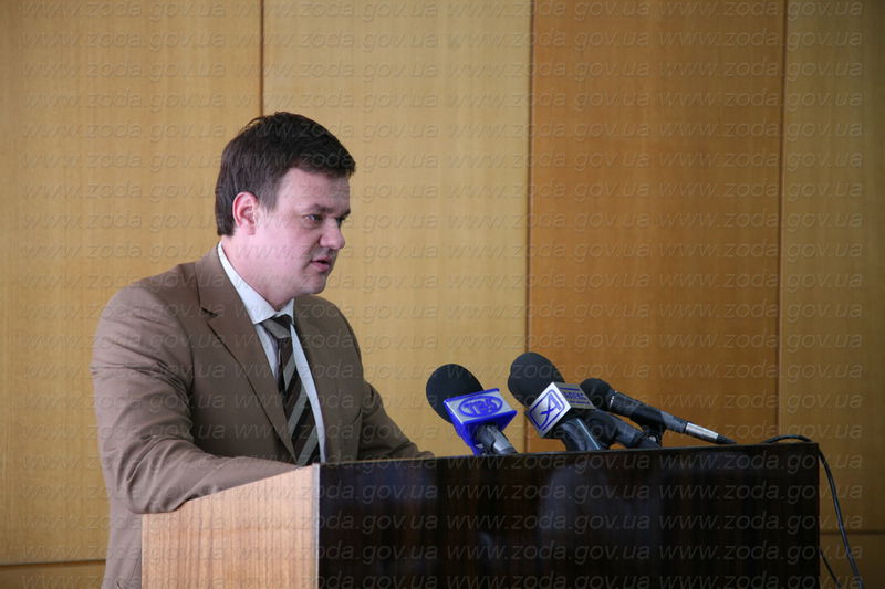 Начальник Головного управління Держкомзему у Запорізькій області Олександр Цибров
